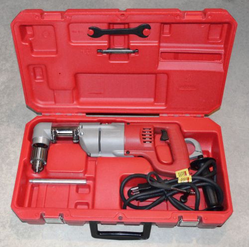 Milwaukee Heavy Duty Right Angle Drill 1107-1,  1/2  inch &amp; Case