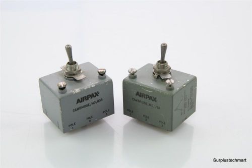 Airpax Off-On Toggle Switch AP112 1RC-42-252