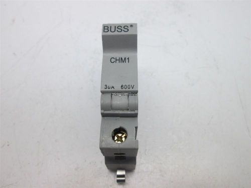 Lot of 3 Bussmann CHM1 600V 30A Fuse Holder