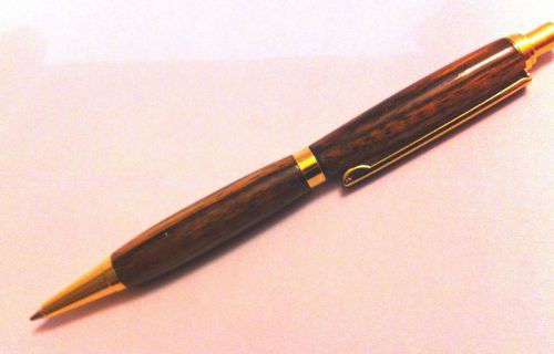 Lathe turned hand crafted wooden mechanical pencil .05mm for sale