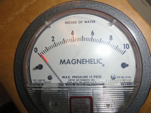 Dwyer 2010-lt magnehelic pressure gauge for sale