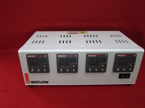 Watlow quad 7krg 1100 1/16-din, k thermocouple input quad controller console for sale