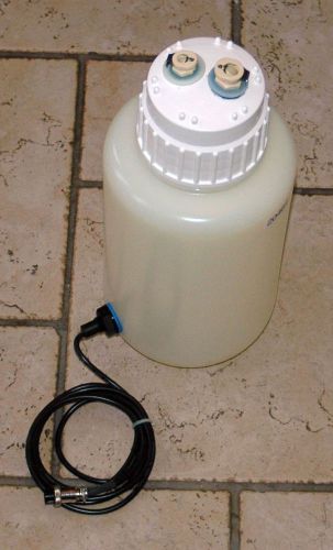 Nalgene 1 gallon carboy w/2-cpc fittings, filter hose, level sensor &amp; cable new for sale