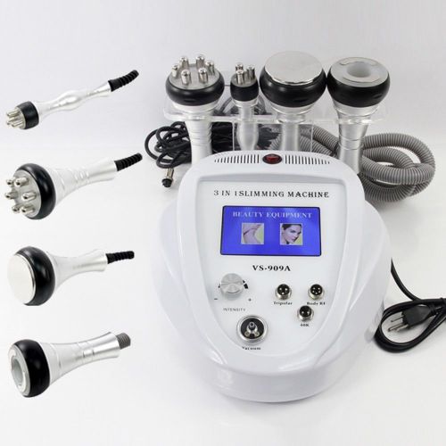 4in1 rf radio frequency tripolar cavitation vacuum ultrasound beauty machine a1 for sale