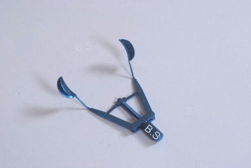 LIEBERMAN Eye Speculum Solid blades. Universal for nasal and temporal 14 mm bled
