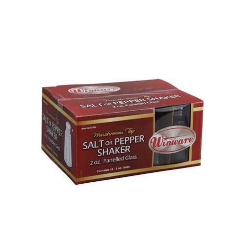 Winco g-306 shaker, salt pepper shaker, 2 oz, 12pcs/box for sale