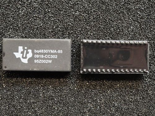 Texas Instruments TI BQ4830YMA-85, Real Time Clock 32byte,28-pin DIP (4 Pieces)