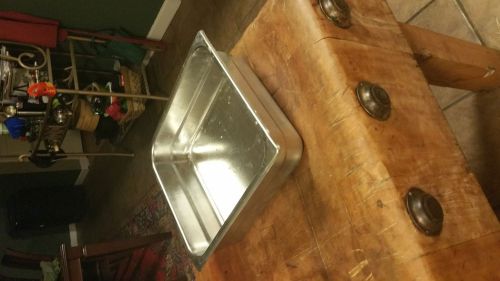 2/3rd 10qt S/S 2/3 Size x 4&#034; D Steam Table Pan