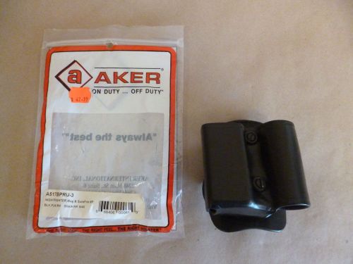 AKER A517BPRU-3 NIGHTFIGHTER MAGAZINE &amp; SUREFIRE 6P CASE BLACK RH GLOCK 9/40
