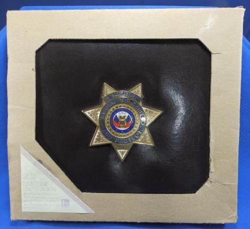 K &amp; Company 8 3/4” x 10” Sheriff Leather Photo Album No. 530836 New