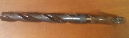Vintage National Twist Drill &amp; Tool Co. Drill  size 53/64&#034; #2 Taper Shank