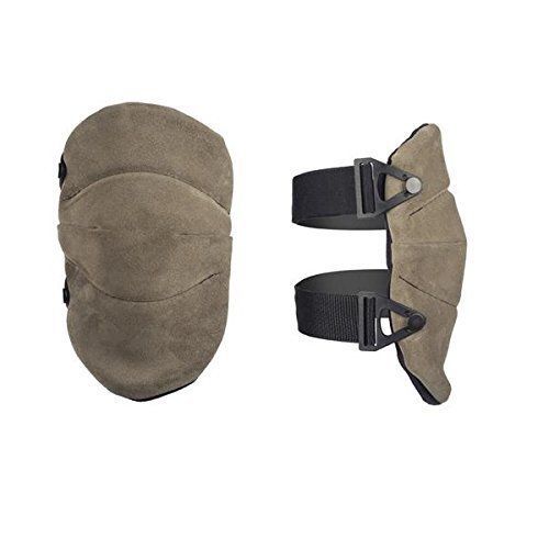 Altasoft grey suede leather knee pads for sale