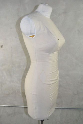 Dress form female mannequin 1/2 upper body torso full figure vintage 60s stewart for sale