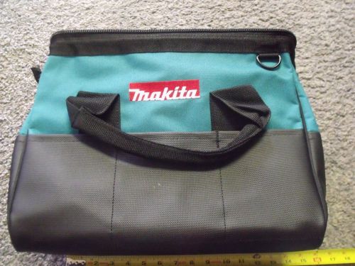 Makita Lithium-Ion Contractor 2 Tool Bag Tote Teal New 13x9x8