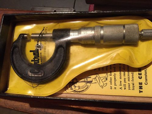 Central Tool Co. 0-25mm Micrometer