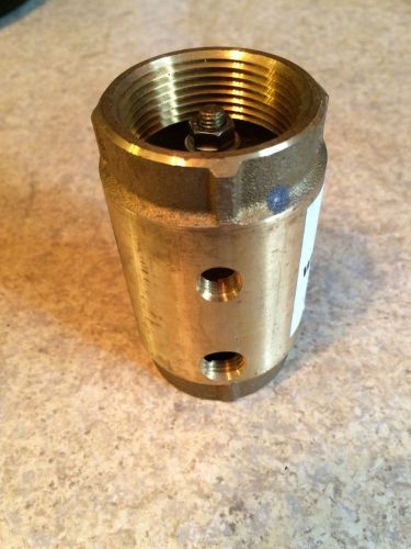 1 1/4 in. Two-Hole Brass Check Valve