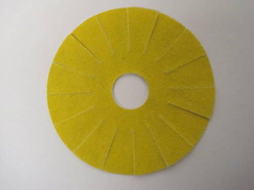Sia Abrasives 3 x 5/8&#034; 100 Grit Slotted Abrasive Discs NIB Box of 50
