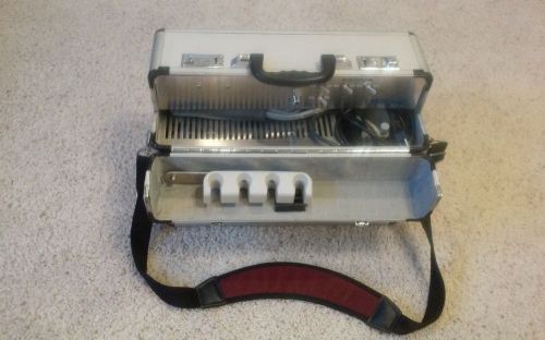 Portable dental unit w/ handpiece connections &amp; air/water syringe (aseptico) for sale