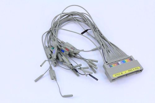 Hp pod  4 data +  m clock logic analyzer test cable  assembly (20at) for sale