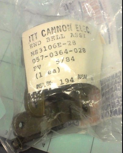 Itt cannon 057-0364-028 circular end bell assembly for ms3106e28 for sale