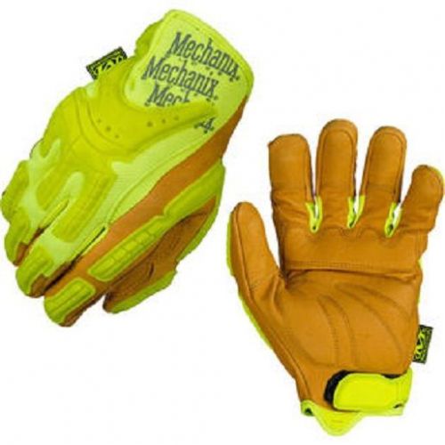 Mechanix Wear CG40-91-010 Men&#039;s Yellow Commercial Hi-Viz Heavy Duty Gloves - L