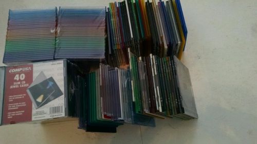 181 New Slim Case CD Jewel Case Black Colors Assorted 5mm-
							
							show original title