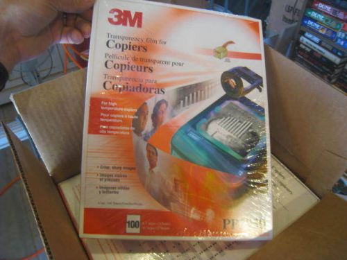 3M PP2950 Transparency Film for Copiers 8.5&#034;x11&#034; 100 Sheets Factory Sealed Box