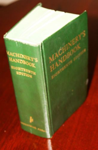 Machinery’s Handbook 18th Edition 1968 Excellent Condition