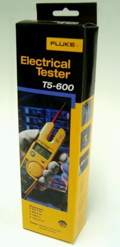 FLUKE 600V VOLTAGE CONTINUITY AND CURRENT TESTER #T5-600 &#034;NEW&#034;