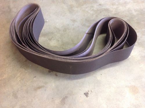 10- Aluminum Oxide 4 3/4 x 88 1/2 inch.  80grt. sanding belts