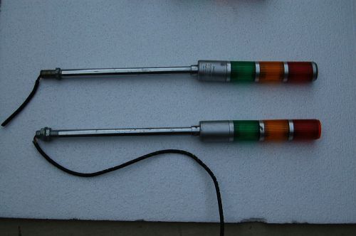 Qty 2~Telemecanique Indicator Safety Light Lamp Machine Tower Red-Amber Green