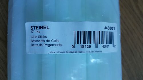 9KG of clear glue sticks - Steinel 45801