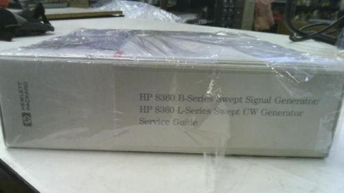 New HP B 8360 Swept Signal Generator L Series Swept CW Generator Service Guide