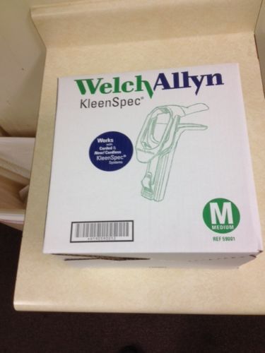 New Welch Allyn Kleenspec Vaginal Speculum 24/bx #59001 Medium 590 Series