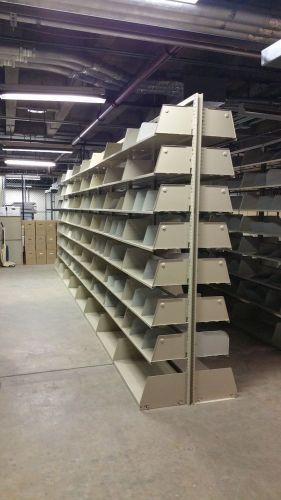 Complete Cantilever Metal Shelving Disassembled, Heavy duty, Warehouse Grade