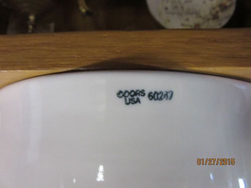 Porcelain Ceramic Coors Filter Funnel 7.75&#034; Diameter Chemistry Lab 60247 (12-10
