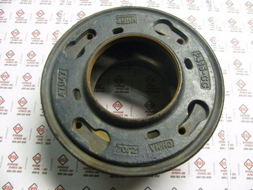ZURN Z415 cast iron,5&#034; bottom outlet,combo invertible membrane clamp,adj collar