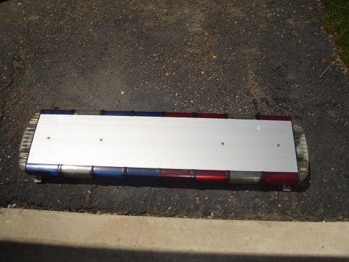 Whelen EDGE 48&#034; LIGHTBAR USED RED BLUE CLEAR FREE SHIPPING