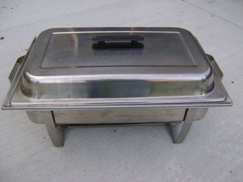 Used Catering Restaurant Stainless Steel Metal  Rectangular Table Chafing Dish