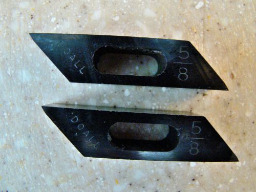 NEW 5/8&#034; GENUINE DOALL BANDSAW BLADE GUIDES, 5/8 BLADES,DoALL GROB DELTA