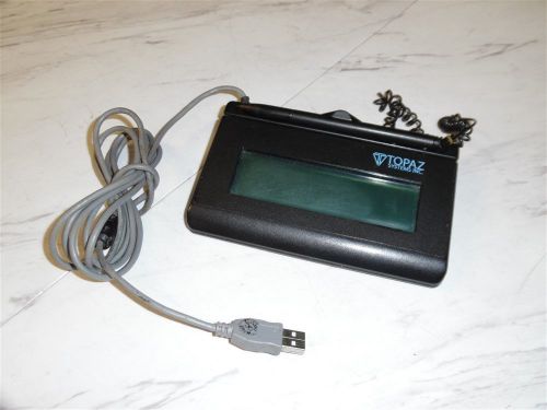 Topaz SigLite T-L460 HSB-R Electronic Signature Capture Pad USB w/ Pen!