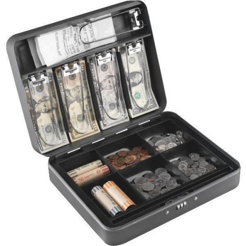 Mmf steelmaster tier cash box with combination lock for sale