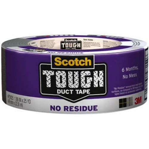 Scotch Tough Duct Tape No Residue 1.88-Inch by 25-Yard 25 Yard