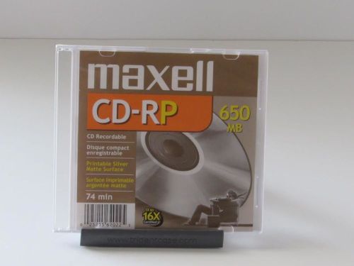 MAXELL CD-RP MEDIA 650 MB 74 MIN 1X TO 16X CERIFIED RECORD PRINT SILVER MATE SUR