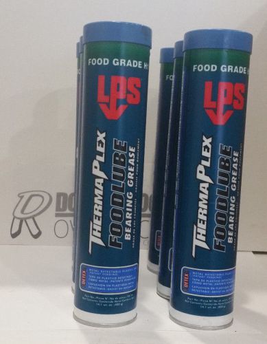 LOT OF 12 LPS ThermaPlex FoodLube Bearing Grease, 14.1 oz PN-70114 FREE SHIPPING