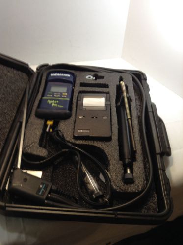 Bacharach Fyrite Pro 125 Analyzer with HP Printer And Case