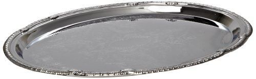 Carlisle 608904 carbon steel celebration oval tray, 17.43&#034; (case of 12) for sale