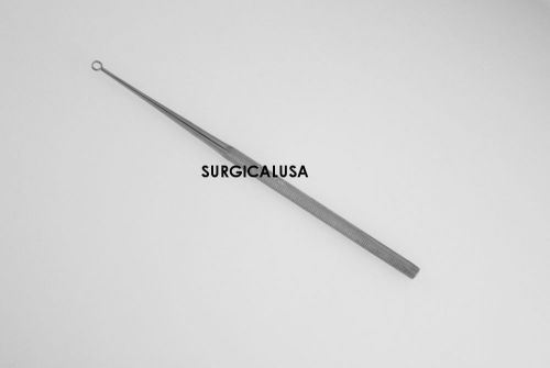 Buck Ear Curette #0 Straight Fenestrated Blunt Tip NEW SurgicalUSA Instruments