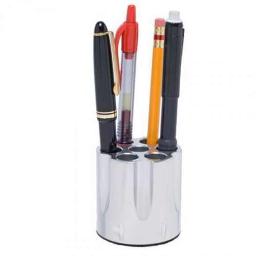 Gg&amp;g pen &amp; pencil holder chrome ggg-1597 for sale
