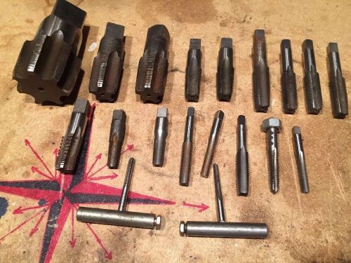 Lot of 19 NPT Pipe Taps